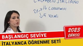 İtalyanca Eğitim Seti Başlangıç Seviye  2023 En Hızlı ve Gerçek Öğrenme Şekli [upl. by Aimo]