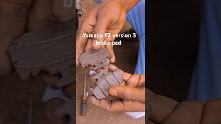 Yamaha FZ version 3 brake pack shortsvideo trending viralshort [upl. by Pepin]