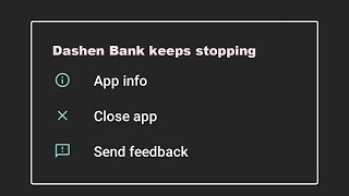 How To Fix Dashen Bank Amole Lite App Keeps Stopping Error in Android system [upl. by Jodoin]