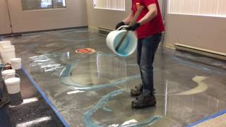 How to Do Amazing Metallic Epoxy Floor [upl. by Oneill]