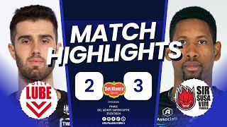 Cucine Lube Civitanova vs Sir Susa Vim Perugia  VBW  SuperLega  Match Highlights [upl. by Ehgit137]