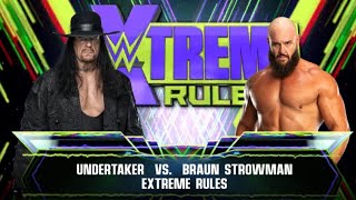 Undertaker vs Braun Strowman extreme rules wwe gameplay  Tech ak 08  WWE 2k23 [upl. by Maurer506]