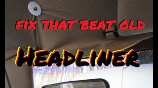 How to REPLACE YOUR HEADLINER cheap and easy [upl. by Panther]