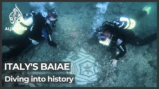 Underwater world Divers flock to Italy for Roman history lesson [upl. by Retsel]