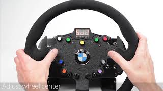 Fanatec Wheel center Calibration [upl. by Nireves]