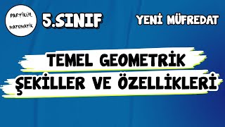 5Sınıf Matematik  Temel Geometrik Şekiller ve Özellikleri  Açılar  YENİ MÜFREDAT [upl. by Anad]