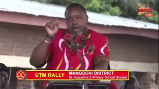 Dr Saulos Chilimas Speech at UTM rally in MBALUKU Mangochi on 11 May 2019 [upl. by Tomaso]