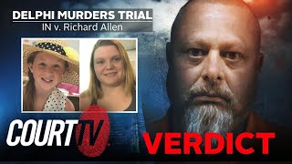 LIVE Verdict  IN v Richard Allen Delphi Murders Trial  COURT TV [upl. by Terry405]