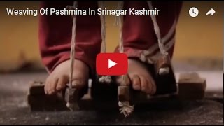 Weaving Of Pashmina In Srinagar Kashmir [upl. by Mak]