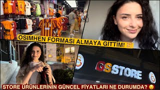 OSIMHEN FORMASI YAPTIRMAYA GİTTİM  GS STORE ZİYARETİ  BAŞKA HANGİ ÜRÜNLERİ ALDIM  FORMA VLOG [upl. by Ev398]