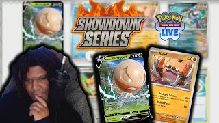 ALL OUT AGGRESSION Feat Hisuian Voltorb V  SHOWDOWN SERIES 18 PTCGL [upl. by Anrak]