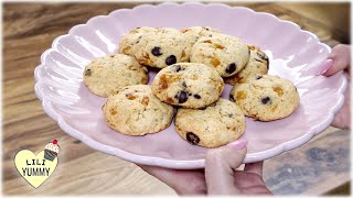 ADDICTIFS Biscuits ORANGE PÉPITES DE CHOCOLAT un vrai délice Goût panettone RECETTE FACILE ET RAPIDE [upl. by Benton]