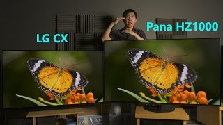 LG CX vs Panasonic HZ1000 2020 OLED TV Comparison [upl. by Reppep571]