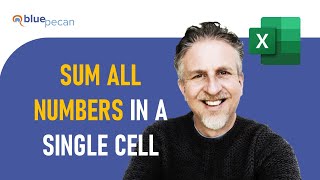 Sum Multiple Numbers Within a Single Cell in Excel  Add Comma Separated Values in One Cell [upl. by Gardell]