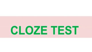 HOW TO SOLVE CLOZE TEST BEST STRATEGYFOR BANK SSCOTHER COMPETITIVE EXAMINATIONS [upl. by Erotavlas]