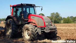 2009 Valtra T151 66 Litre 6Cyl Diesel Tractor 159 HP with Lemken Samaragd 9 Cultivator [upl. by Akcirret734]