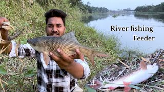 River fishing videos  Feeder fishing  machli ka chara [upl. by Imar]