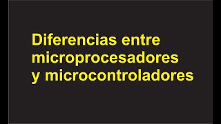 uC01 Introducción a los microporcesadores [upl. by Burr]