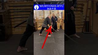 MUHYOSHI RYU Teutan テウタン Wakizashi Counter Attack Shorts Samurai MartialArts [upl. by Ragas]