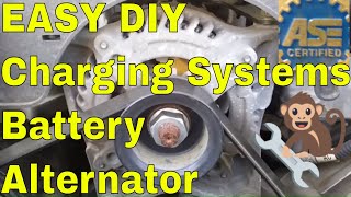 How to test an Alternator charging system check Ford Chevy Dodge [upl. by Hadnama]