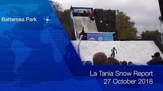 La Tania Snow Report lataniacouk 27 Oct 2018 [upl. by Crowns]