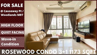 RARE Rosewood Condo 31 1173sqft  Heart of Woodlands FOR SALE [upl. by Leizo]