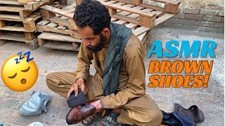 The best shoe shine of all Pakistan  asmr shoeshine [upl. by Bengt304]