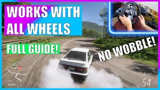 BEST WHEEL SETTINGS FORZA HORIZON 5 UPDATED Indepth Guide 900° Simulation Steering [upl. by Leribag]