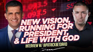 Patrick Bet David and Albert Preciado New Vision Running for President and Life With God [upl. by Euqinahs]