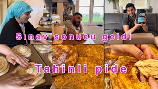 Beklediğimiz sonuc geldikadirin bitmeyen siparişleri kime cekmişse😂tahinli pide yaptım muhteşem 🦋 [upl. by Rozelle28]