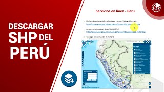 Descarga shapefile data y mapas del Perú GRATIS [upl. by Kcirderf]