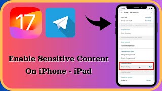 How to Enable Sensitive Content On Telegram  Disable Filtering On Telegram  iPhone  iPad  2024 [upl. by Odraude]