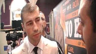 Lucian Bute Interview froch vs Bute [upl. by Norrad211]