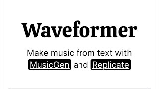 Waveformer TexttoMusic AI Tool Review [upl. by Cronin]