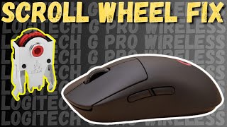 Logitech G Pro scroll wheel FIX [upl. by Staal]