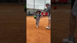 Elijah first baseball game ⚾️🙌 [upl. by Johppa]