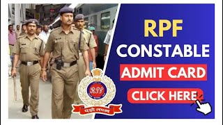 rpf exam date  rpf addmit card 2024 new bharti 2024 [upl. by Acnalb]