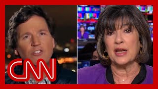 Amanpour pushes back on Tucker Carlsons claim about Putin interview [upl. by Derry775]