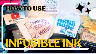 How to Use Cricut Infusible Ink on a Tote bag [upl. by Braswell158]