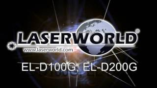 Laserworld  ELD100G ELD200G  Ecoline Series double outlet strong green laser [upl. by Dnomaj956]