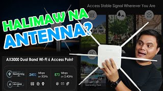 WAVLINK WiFi6 Outdoor AP Dual Band AX3000M  UNBOXING amp QUICK REVIEWS  HAY LE COMWORKS V2 [upl. by Marala]