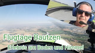 Flugtage Bautzen Erlebnisse auf dem Boden und in der Luft [upl. by Isnyl670]