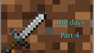 surviving 100 days minecraft PART 4 [upl. by Maleen442]