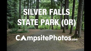 Silver Falls State Park Oregon Campsite Photos [upl. by Etana]