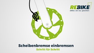 Scheibenbremsen einbremsen  so gehts richtig [upl. by Aitret]