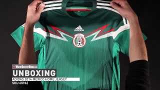 adidas Mexico 2014 Home Soccer Jersey  Unboxing [upl. by Sacttler]