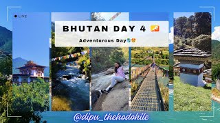 Bhutan 🇧🇹 Day 4 Most beautiful places in Bhutan bhutandiaries punakha suspensionbridge [upl. by Domph203]