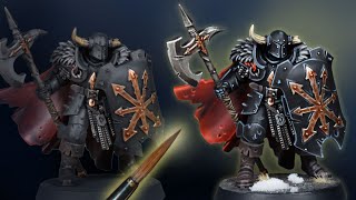 Improve your Army Painting Paint a Chaos Warrior for Warhammer Age of Sigmar  Slaves to Darkness [upl. by Recha532]