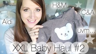 XXL Baby Haul 2 HampM CampA Aldi Babyartikel [upl. by Jojo]