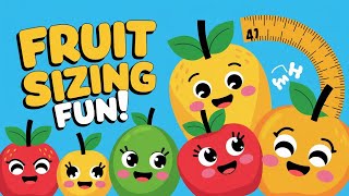 🍎 Fruit Sizing Fun for Kidsquot – Educational Games to Learn Sizes amp Shapes 🎮🍌 [upl. by Haissi110]